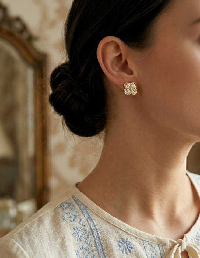 Petal Spark Mini Studs