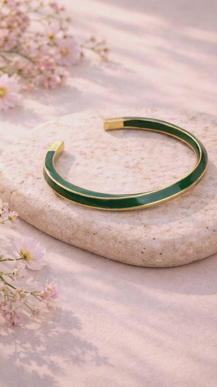Emerald Edge Cuff