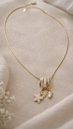 Stella Charm Drop Necklace