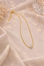 Classic Solitaire Necklace