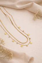 Golden Charm Layered Necklace