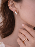 Royal Crown Crystal Studs