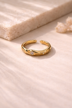 Dotted Glow Open Ring