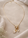 Stella Charm Drop Necklace