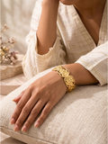 Vintage Aura Bloom Cuff