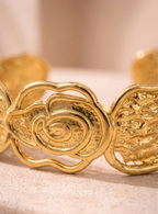 Vintage Aura Bloom Cuff